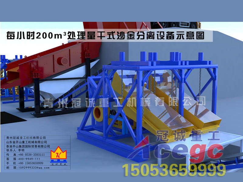 干式沙金分離設(shè)備